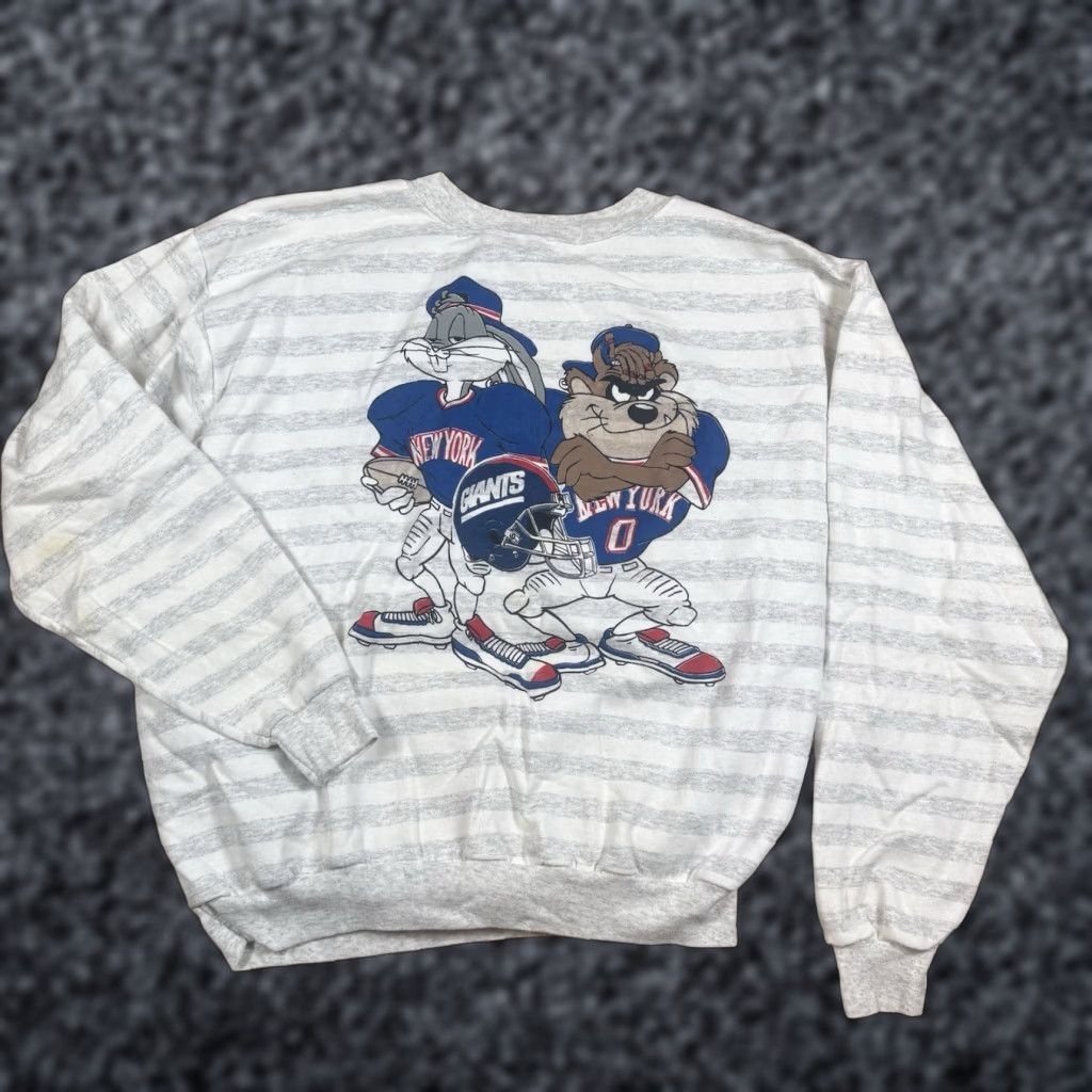 Vintage VINTAGE Looney Tunes Sweatshirt Mens XL USA Gray Pullover Taz Bugs Bunny Bunny 90s/USA Theme Boys? Size US XL / EU 56 / 4 - 1 Thumbnail
