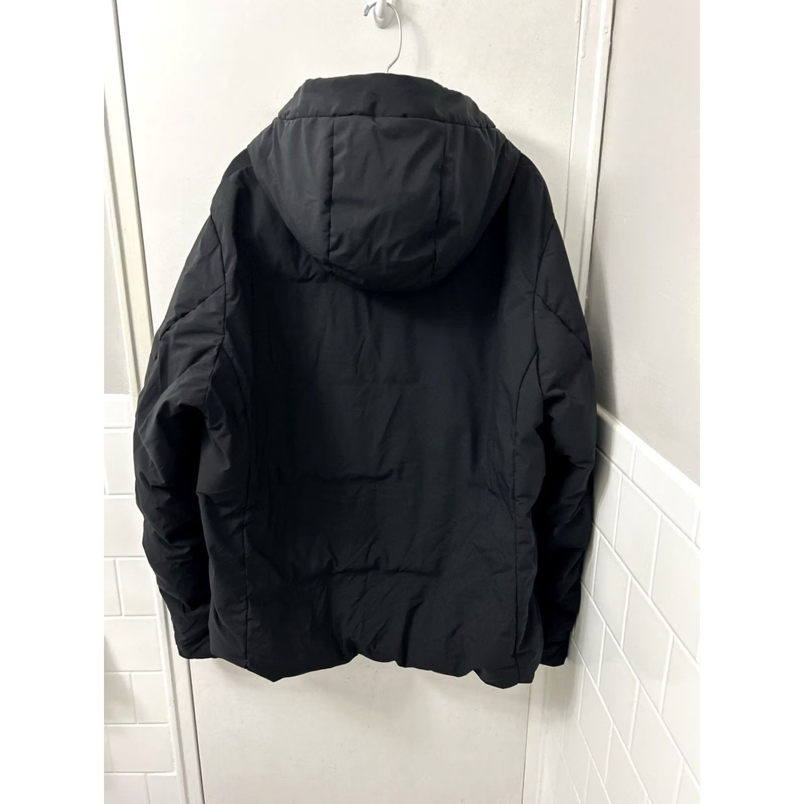 Uniqlo Uniqlo Seamless Down Parka Mens XL Black Hooded Windproof Water Resistant Jacket Parka Size US XL / EU 56 / 4 - 6 Thumbnail