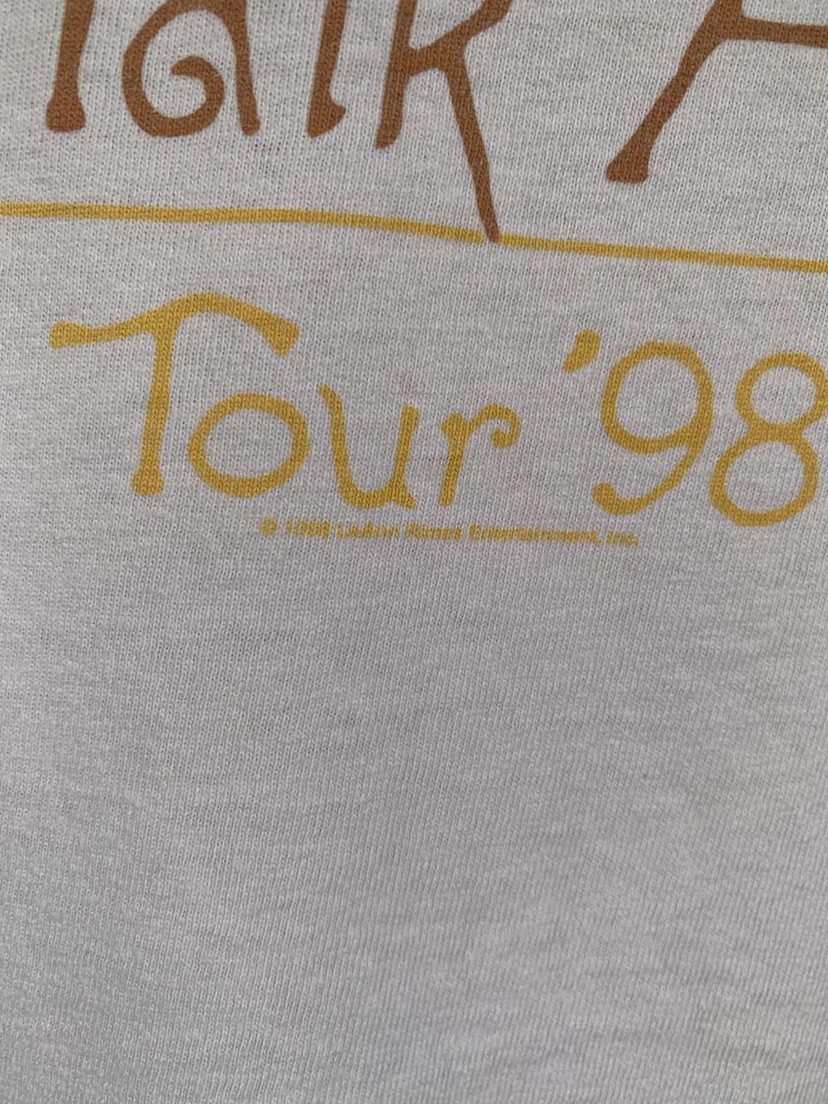 Vintage Vintage 90s Leann Rimes American Singer Tour T shirt Size US L / EU 52-54 / 3 - 7 Thumbnail