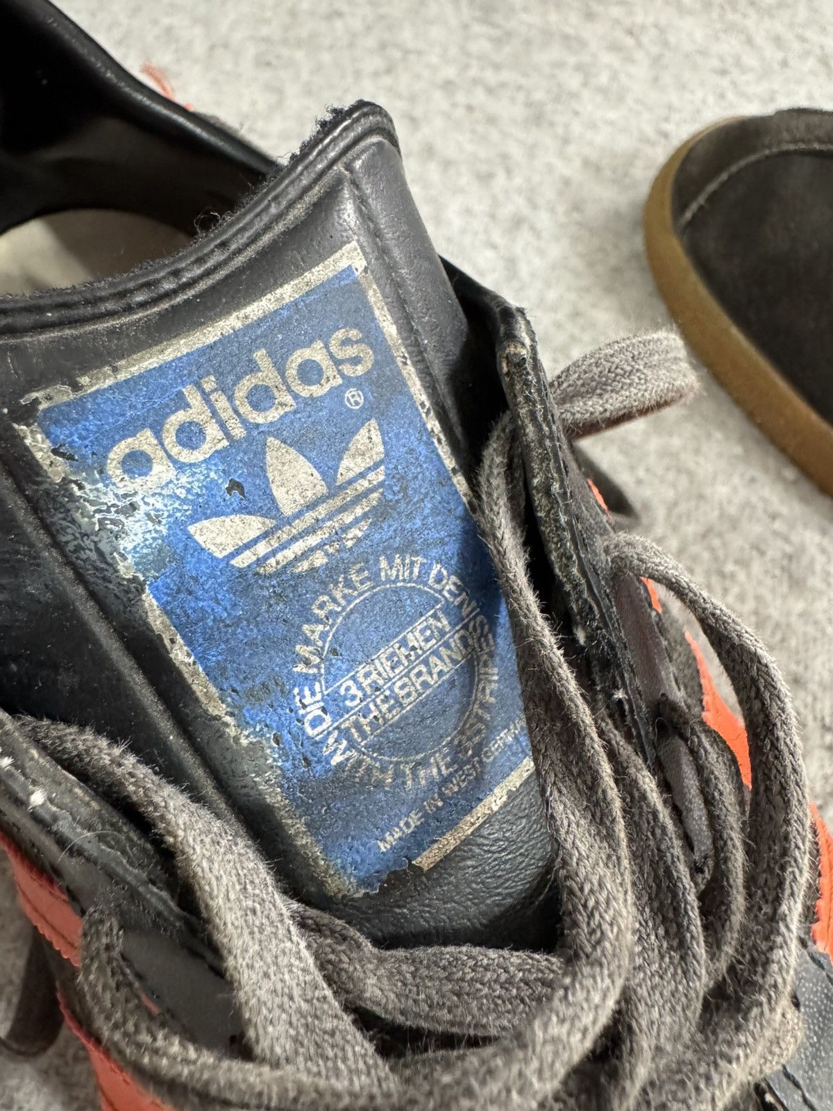 Adidas Adidas Brussel Vintage 1978 70s Rare Black Orange 6,5 39 Size US 9 / IT 39 - 8 Thumbnail