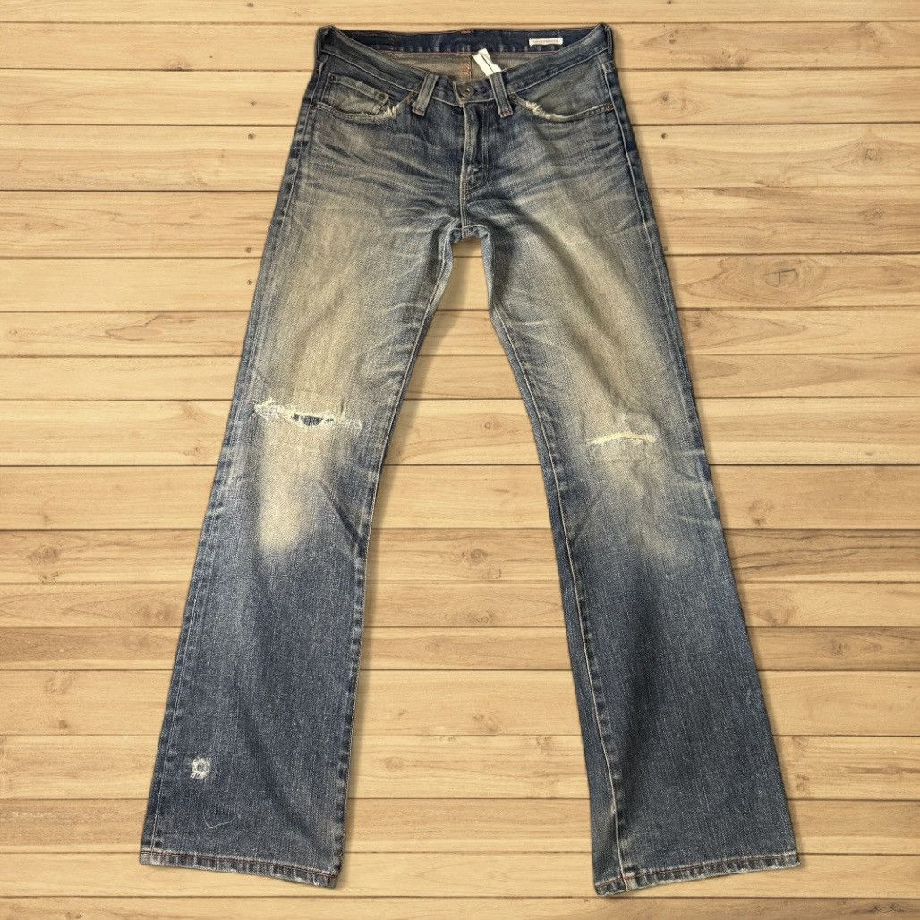 Levi's 🔥🇯🇵 Vintage Distressed 06 Levis 517 Flared Denim Boot Cut Size US 32 / EU 48 - 1 Thumbnail