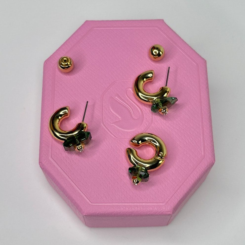 Swarovski Swarovski Numina hoop earrings Set (3), Mixed cuts Size ONE SIZE - 5 Thumbnail