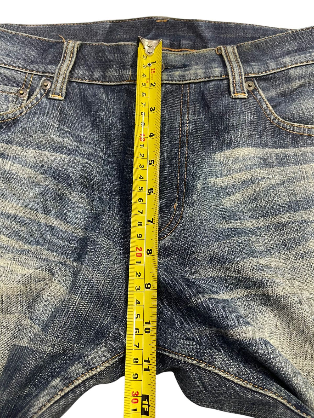 Uniqlo Vintage Japanese Uniqlo Mud Faded Wash Style Loose Jeans Size US 32 / EU 48 - 15 Thumbnail
