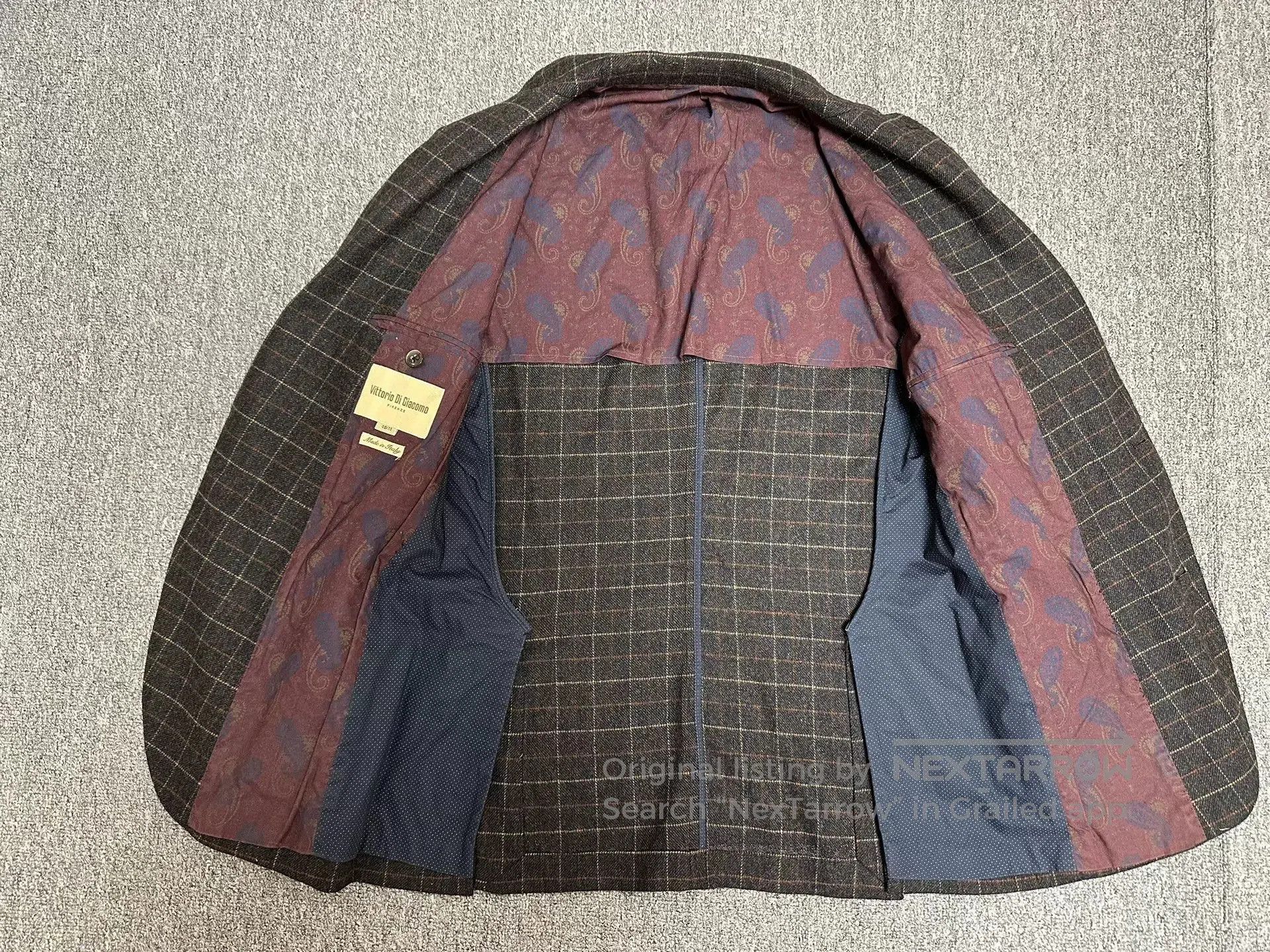 Other Vittorio Di Giacomo VDG Tweed Check Blazer. Size US M / EU 48-50 / 2 - 2 Thumbnail