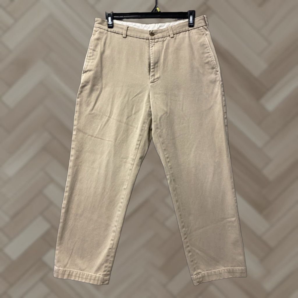 Brooks Brothers Brooks Brothers Khaki Tan Flat Front Sport Chino Pants Size 36x30 /130-19 Size US 36 / EU 52 - 1 Thumbnail