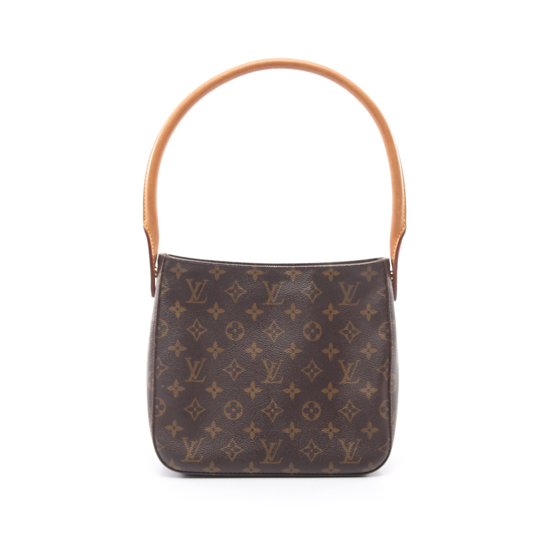 Louis Vuitton Louis Vuitton Looping Mm Monogram Shoulder Bag Leather Brown Size ONE SIZE - 1 Thumbnail