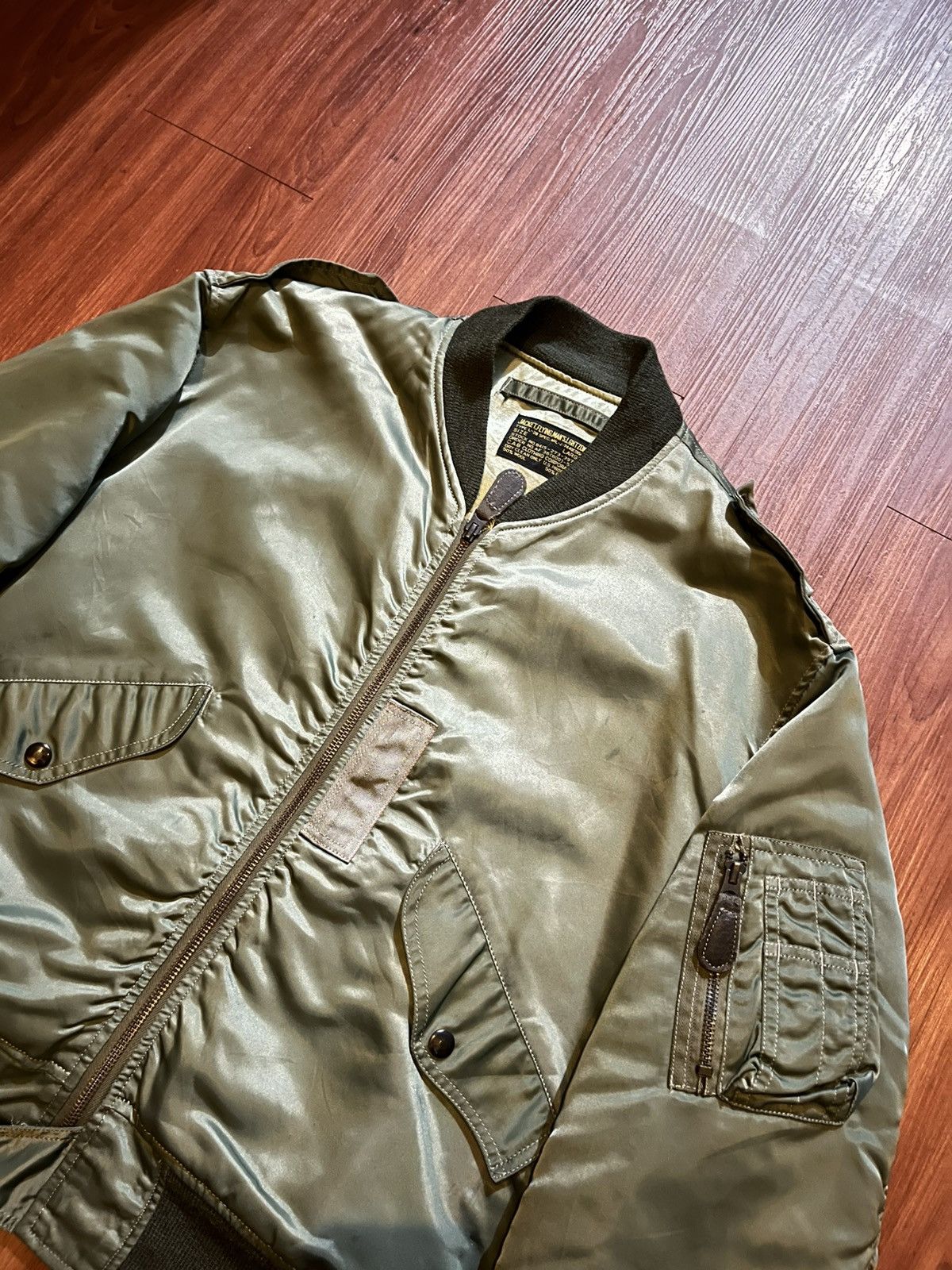 Vintage C.A.B Cloting L2B Bomber Jacket Size US M / EU 48-50 / 2 - 2 Thumbnail
