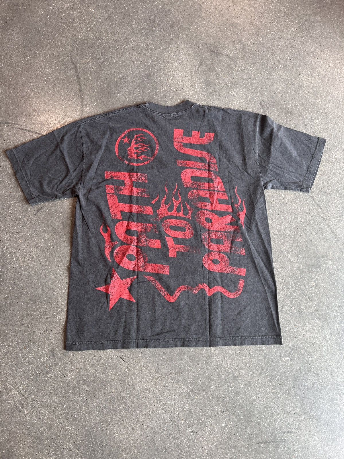 HELLSTAR Hellstar Jesus Tee Faded Black Size US XL / EU 56 / 4 - 5 Thumbnail