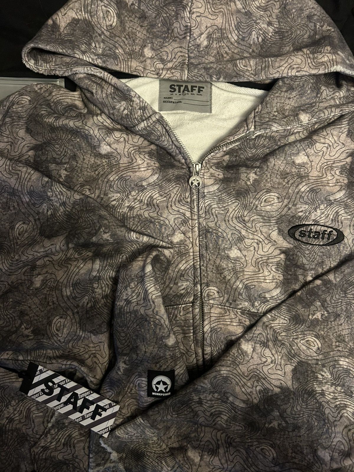 STAFFWORKFORCE TRENCH BABY HOODIE