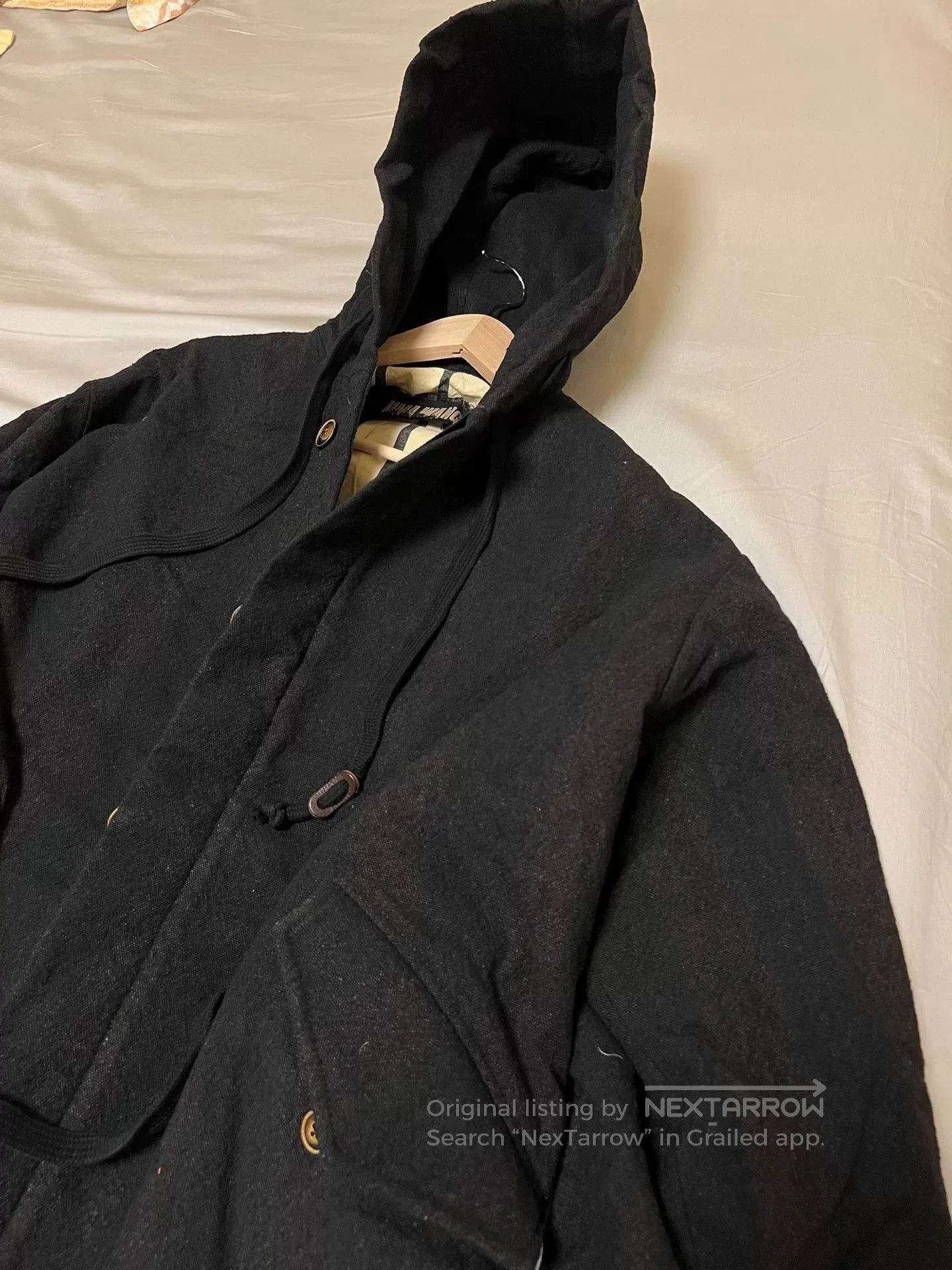 Uma Wang UMA WANG Striped Wool Coat for Men. Size US S / EU 44-46 / 1 - 4 Thumbnail