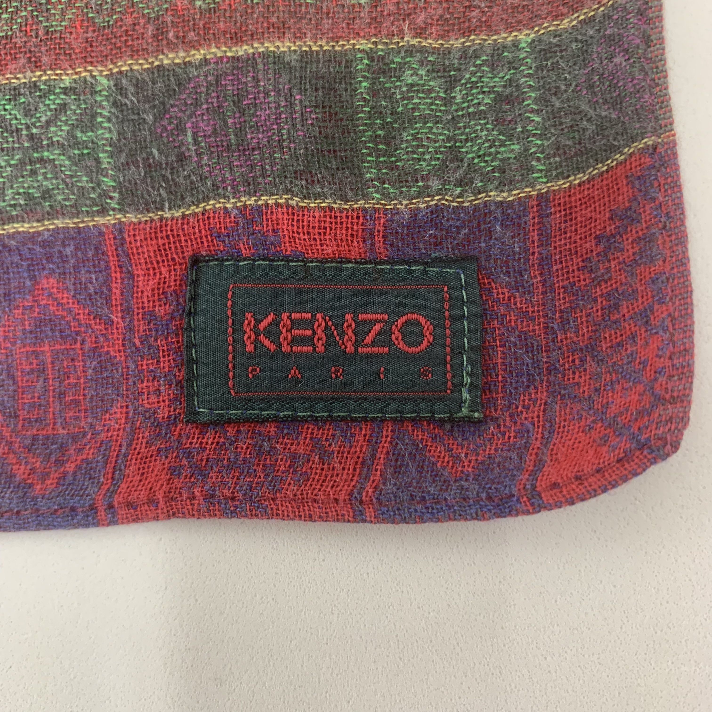 Kenzo Kenzo Handkerchief Bandana Neckerchief Pocket Square Size ONE SIZE - 4 Thumbnail