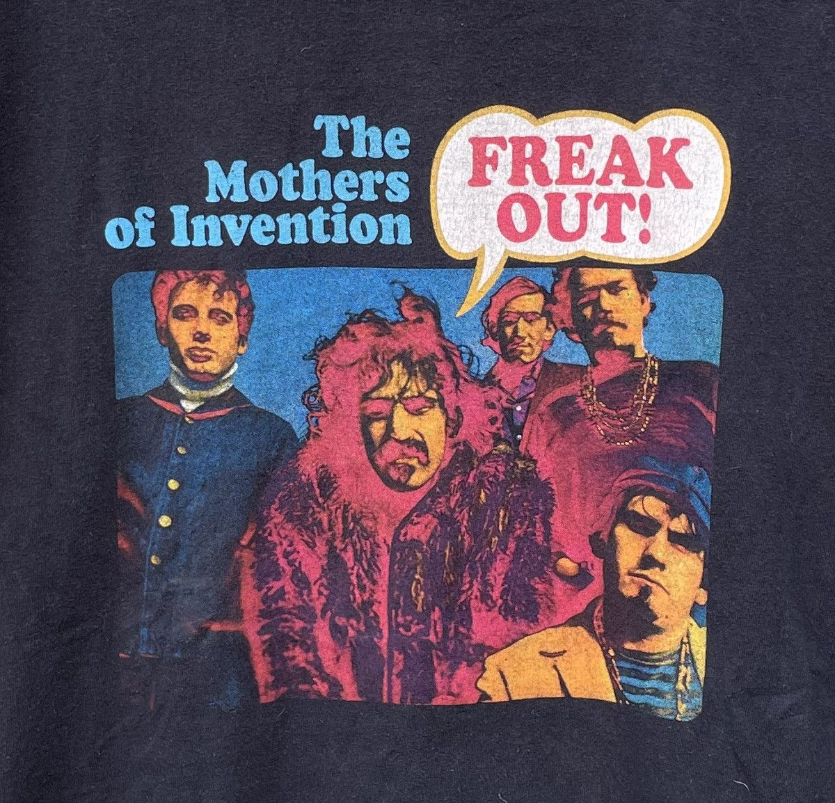 Vintage Y2k Frank Zappa & The Mothers of Invention Freak Out T-shirt Size US XL / EU 56 / 4 - 3 Thumbnail