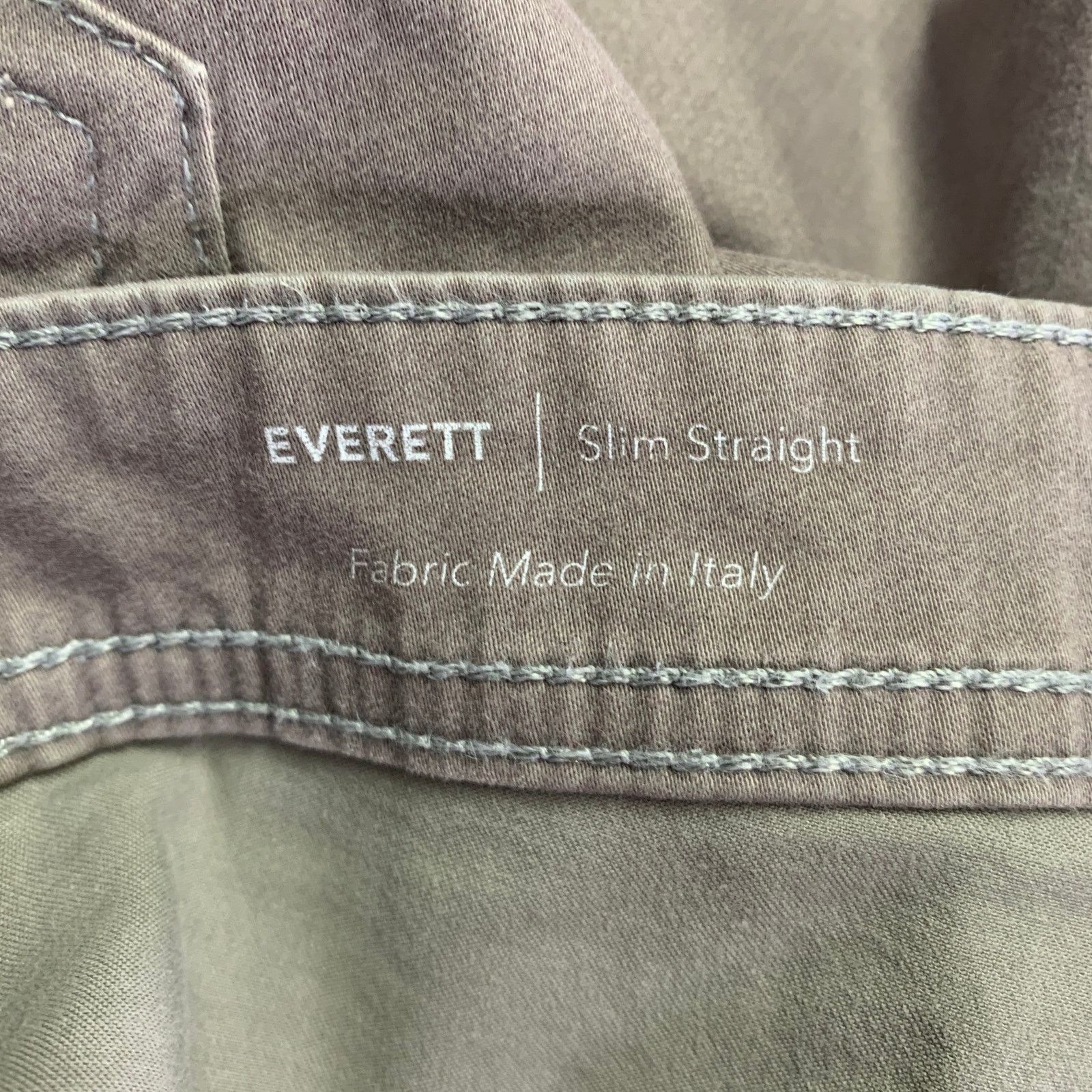 AG Adriano Goldschmied Everett Grey Taupe Cotton Blend Jean Cut Casual Pants Size US 36 / EU 52 - 5 Thumbnail