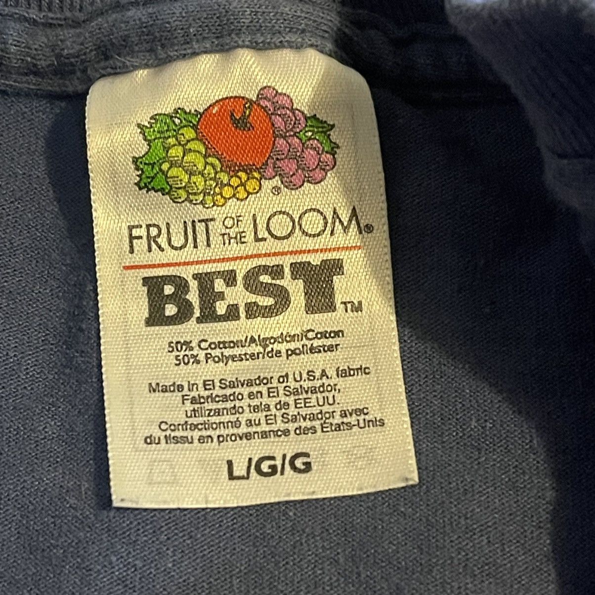Fruit Of The Loom Vintage Belize Shirt Men Large Blue Y2K Streetwear Gym Tee Size US L / EU 52-54 / 3 - 3 Thumbnail