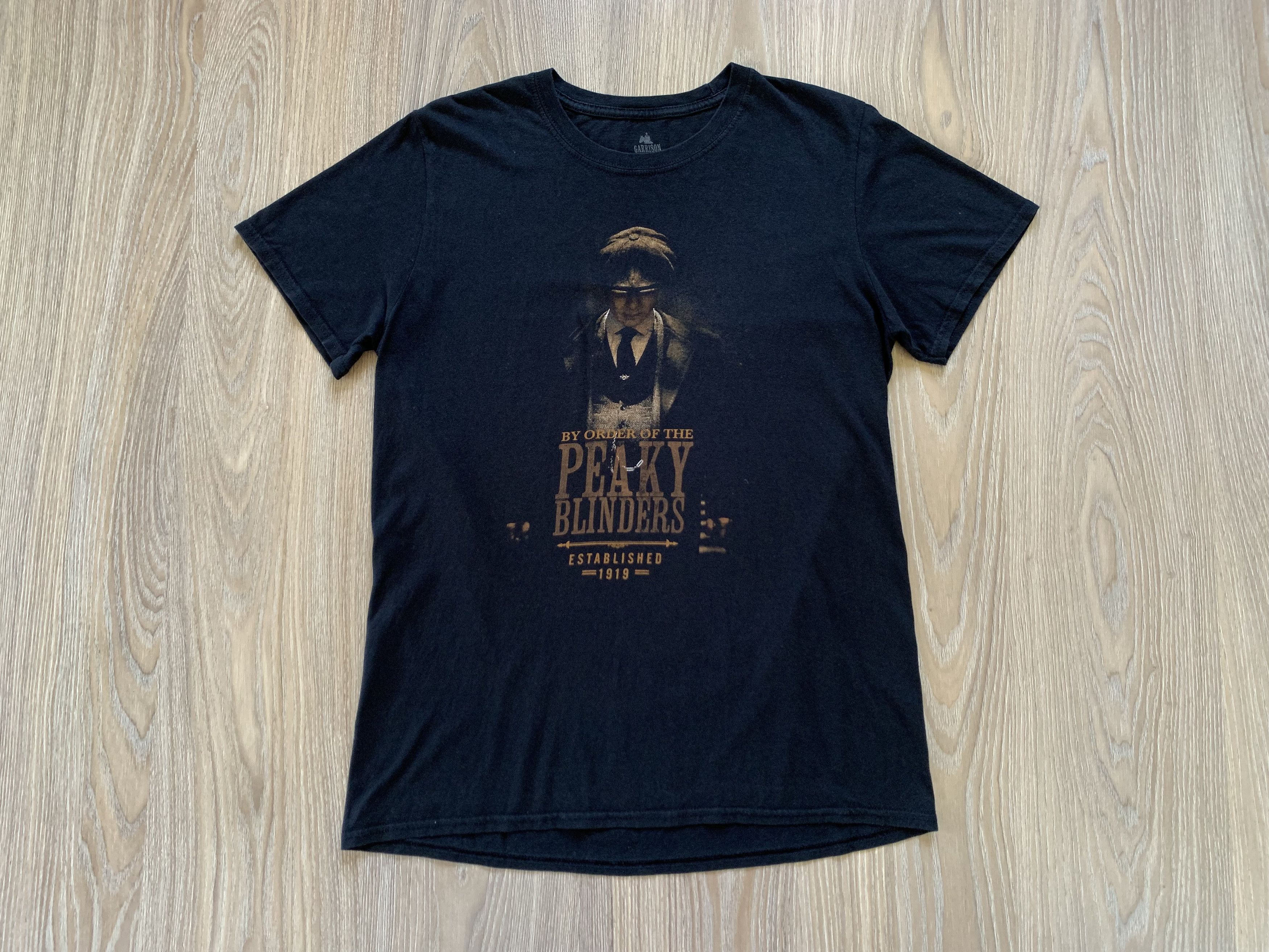Vintage Vintage Peaky Blinders 2013 Black Printed T Shirt Size US M / EU 48-50 / 2 - 2 Thumbnail