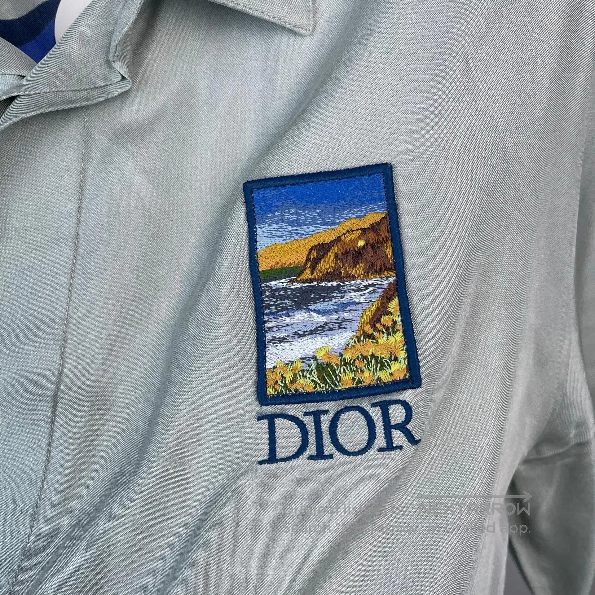 Dior Dior size 39 Embroidered Lettering Logo Silk Single Breast Size US S / EU 44-46 / 1 - 4 Thumbnail