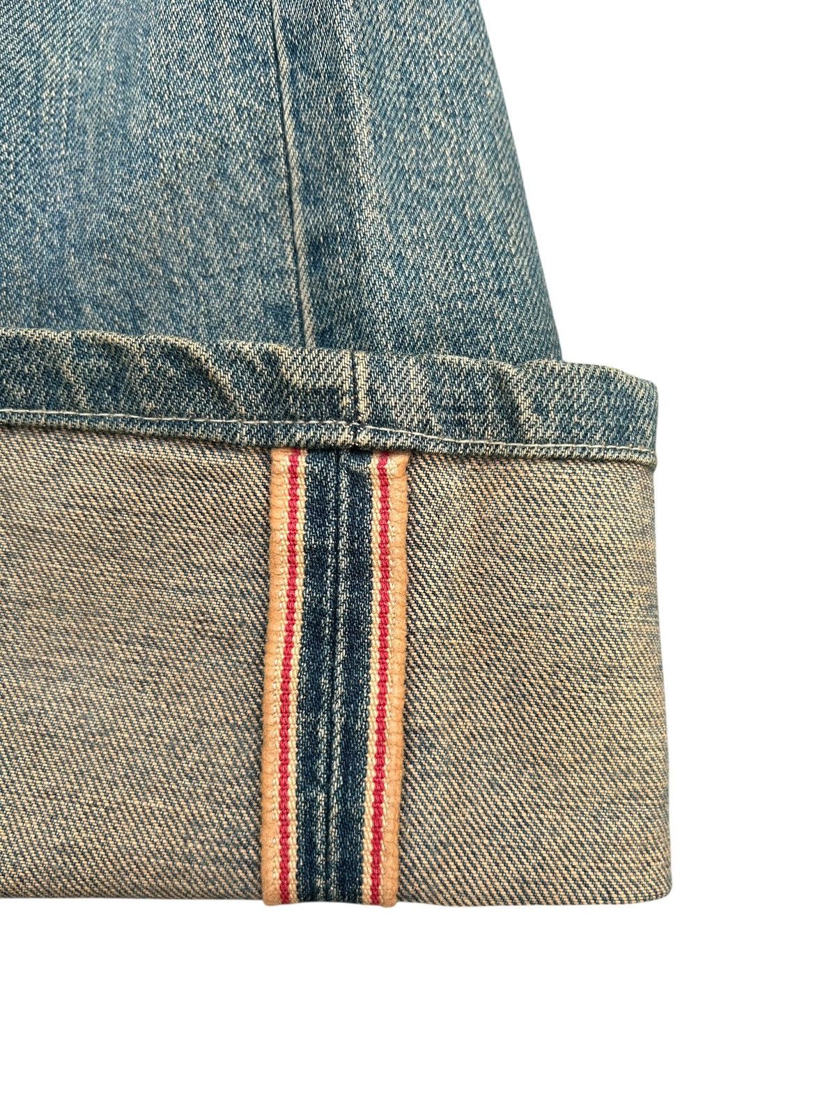 Kapital Vintage Wrangler Selvedge Baggy Rusty Denim Jeans Size US 30 / EU 46 - 3 Thumbnail