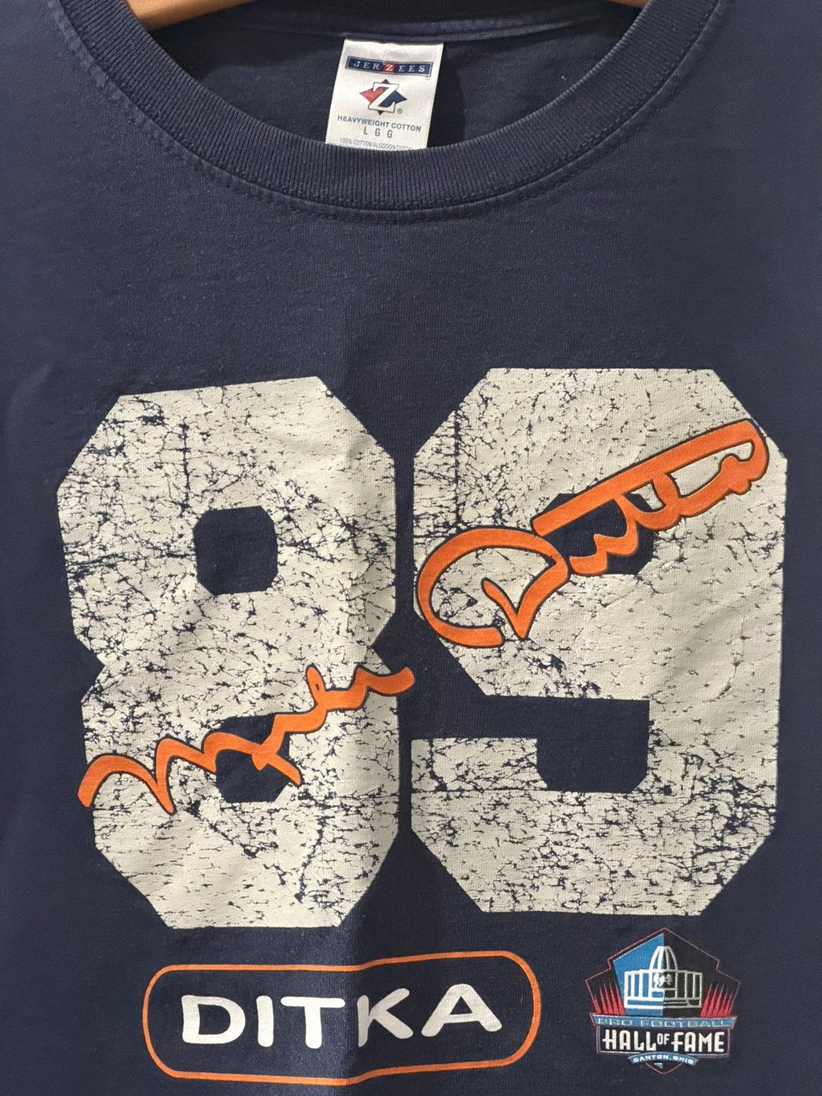 Jerzees Vintage Mike Ditka Bears Hall Of Fame Shirt Large Bin 1 Size US L / EU 52-54 / 3 - 2 Thumbnail