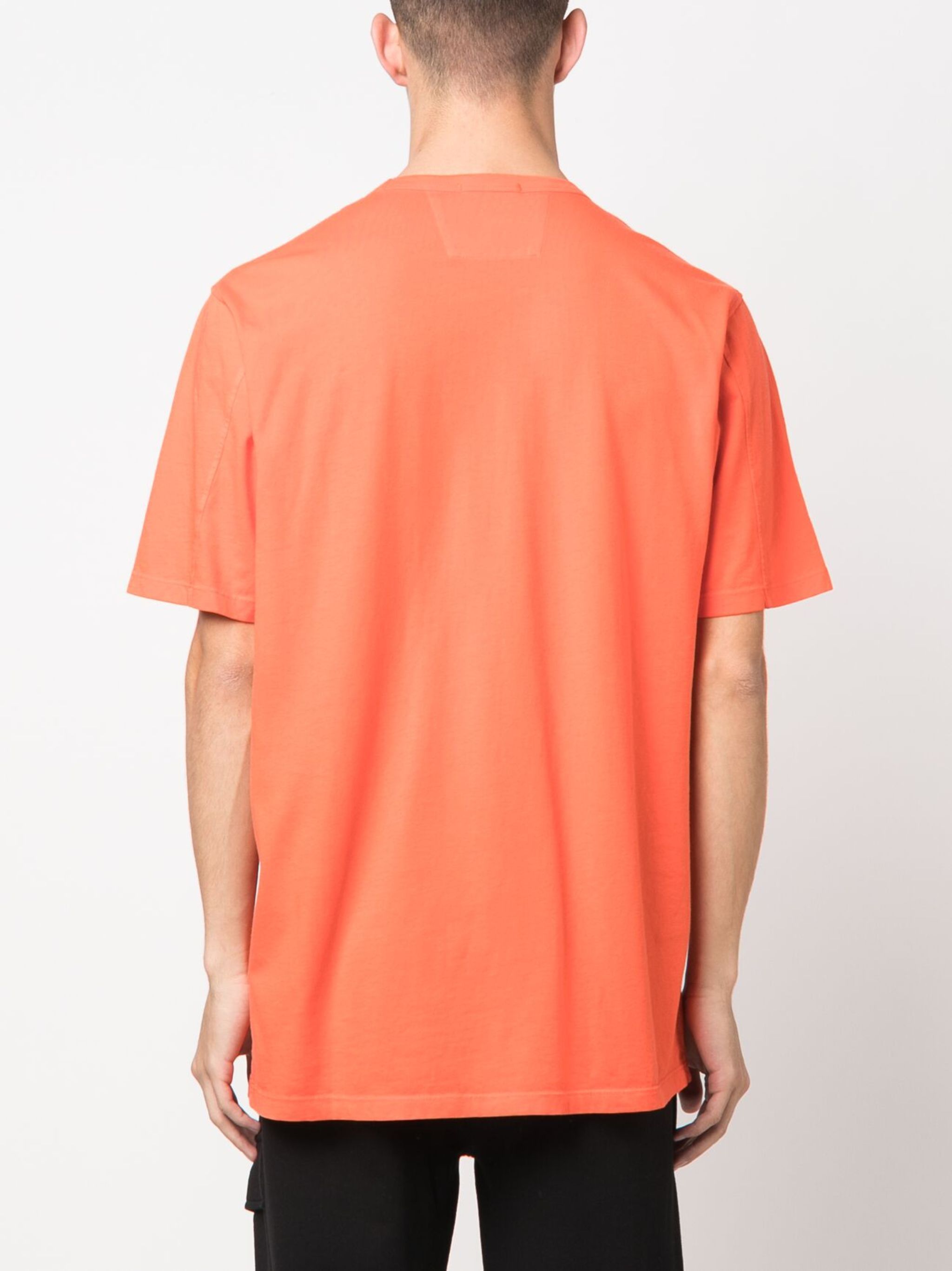 C.P. Company o1y1224 Logo Crewneck T-Shirt in Orange Size US XS / EU 42 / 0 - 4 Thumbnail