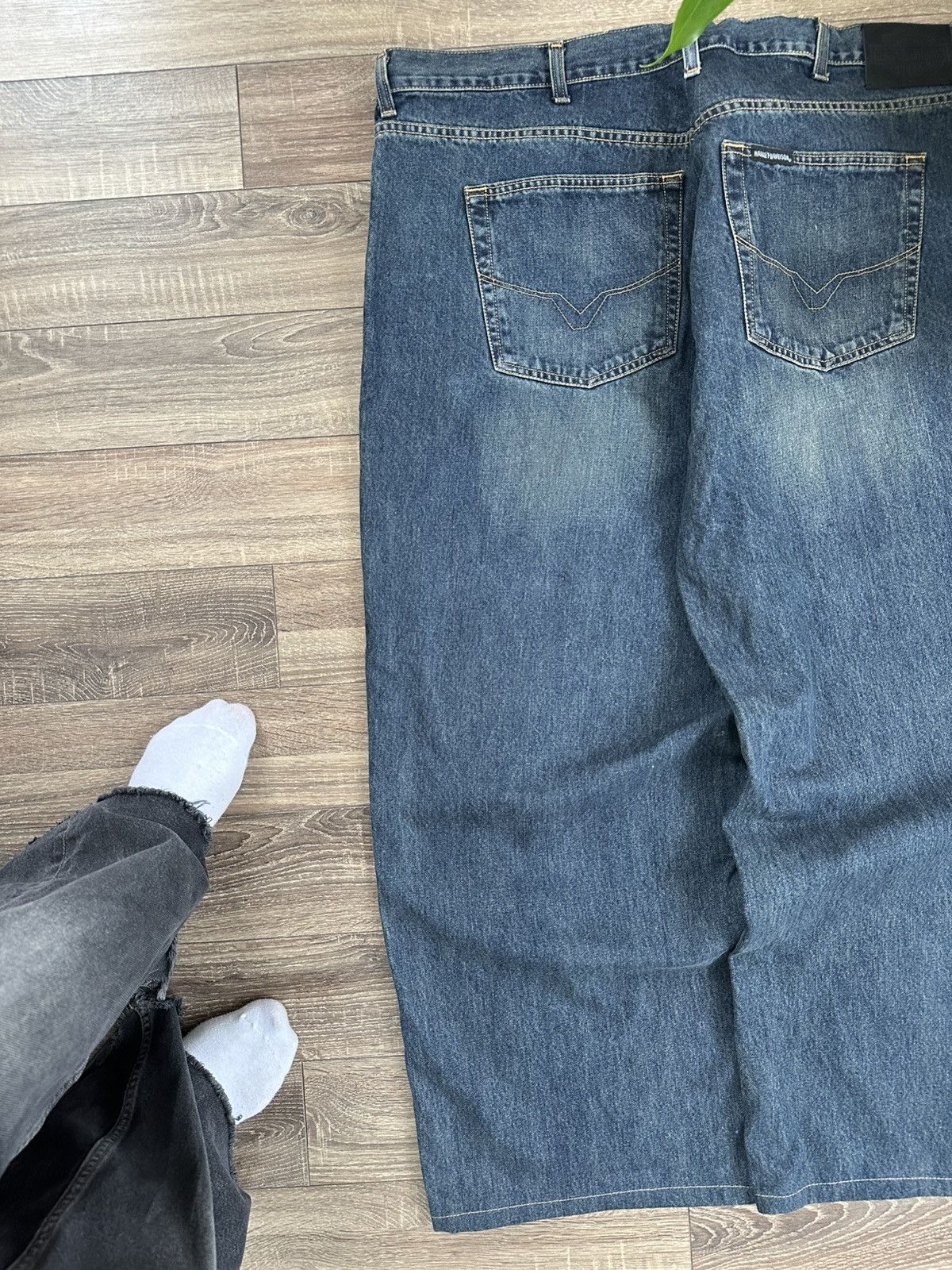 JNCO SS05 Vintage Harley Davidson Ultra Baggy Jnco Jeans Size 50 Size US 44 / EU 60 - 3 Thumbnail