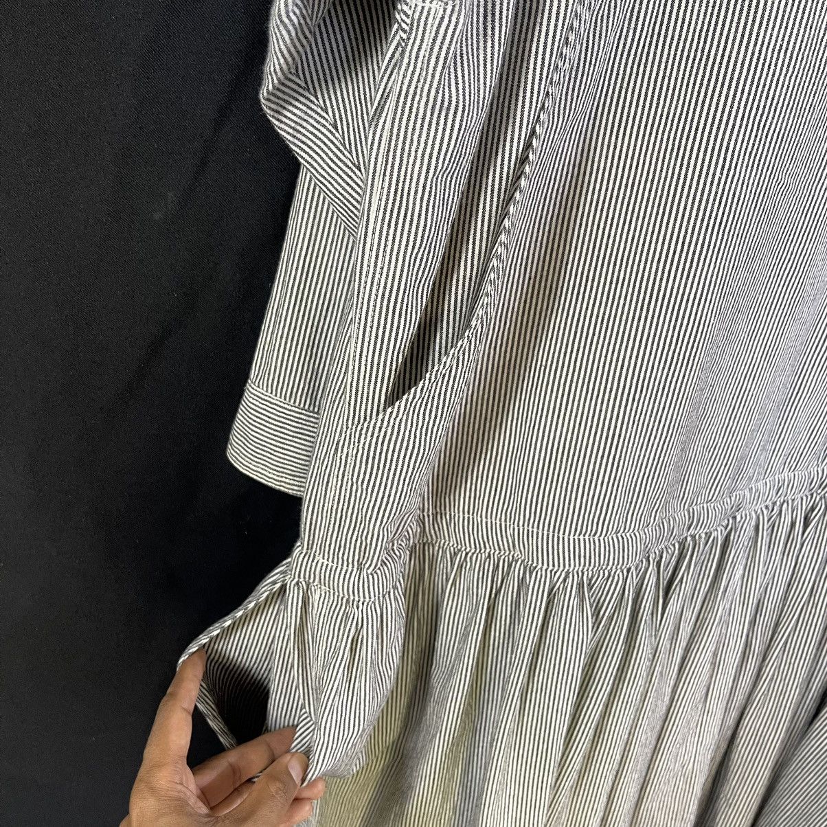 Issey Miyake Rare! Vintage Archive Issey Miyake Hickory Hoodie Dress Size XL / US 12-14 / IT 48-50 - 8 Thumbnail