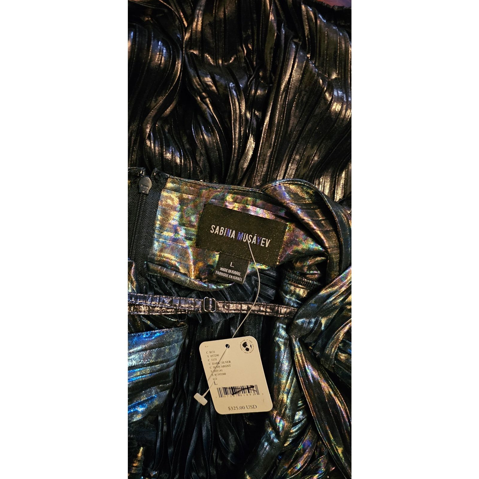 Free People New FREE PEOPLE by Sabina Musayev Wendy Mini Dress $325 Sz L Size L / US 10 / IT 46 - 6 Thumbnail