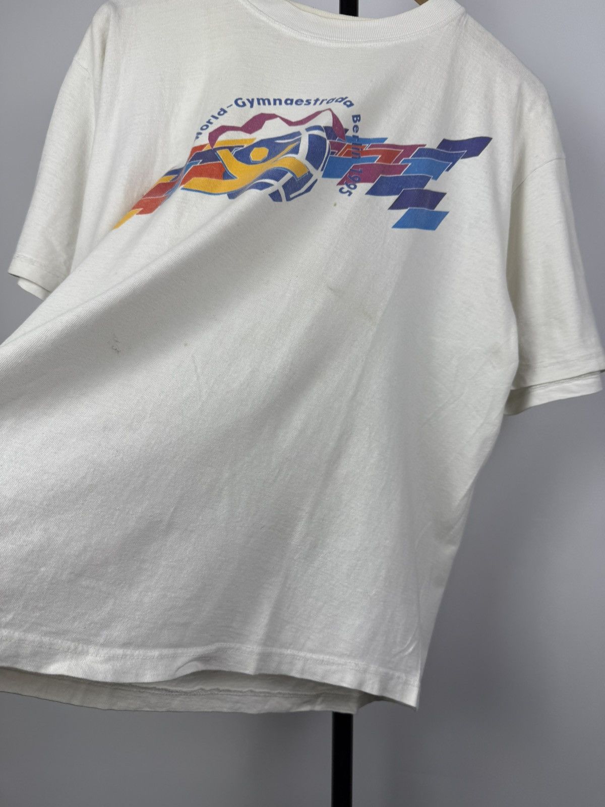 USA Olympics × Vintage Vintage 1995 World Gymnaestrada Berlin Olympic Games t-shirt Size US M / EU 48-50 / 2 - 5 Thumbnail