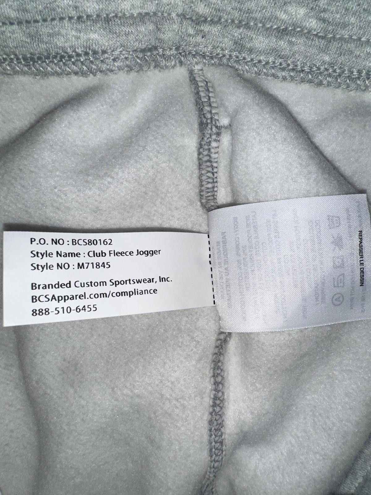 Nike Team 13 Nike Club Fleece WNBA Grey Joggers Size US 34 / EU 50 - 9 Thumbnail