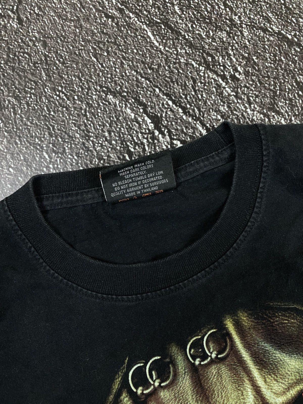 Liquid Blue × Vintage Vintage Pirates Death skull Overprinted Y2k Tee Size US M / EU 48-50 / 2 - 7 Thumbnail