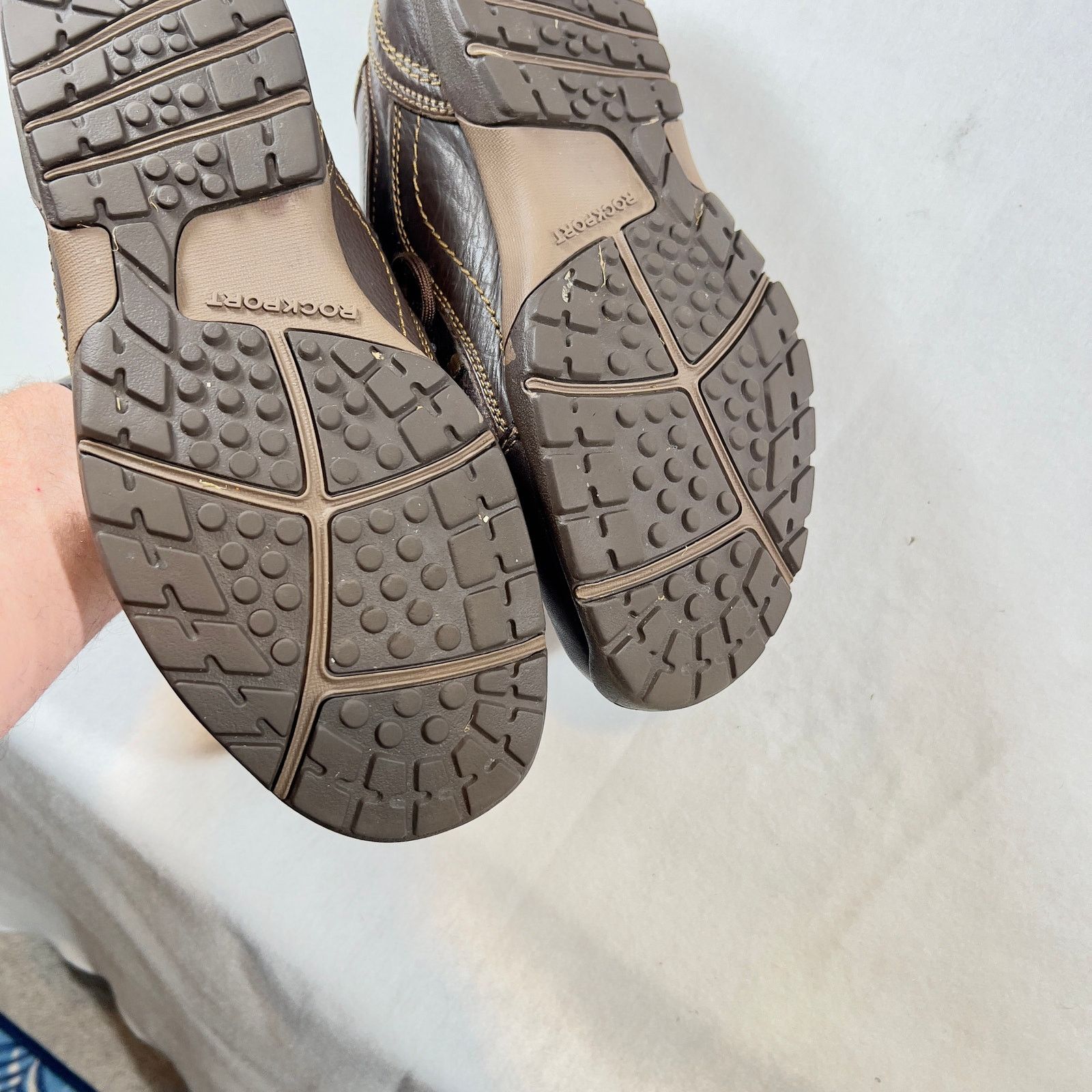 Rockport Leather Sneakers Rockport Men's 8 Brown Hiking Casual Size US 8 / EU 41 - 3 Thumbnail