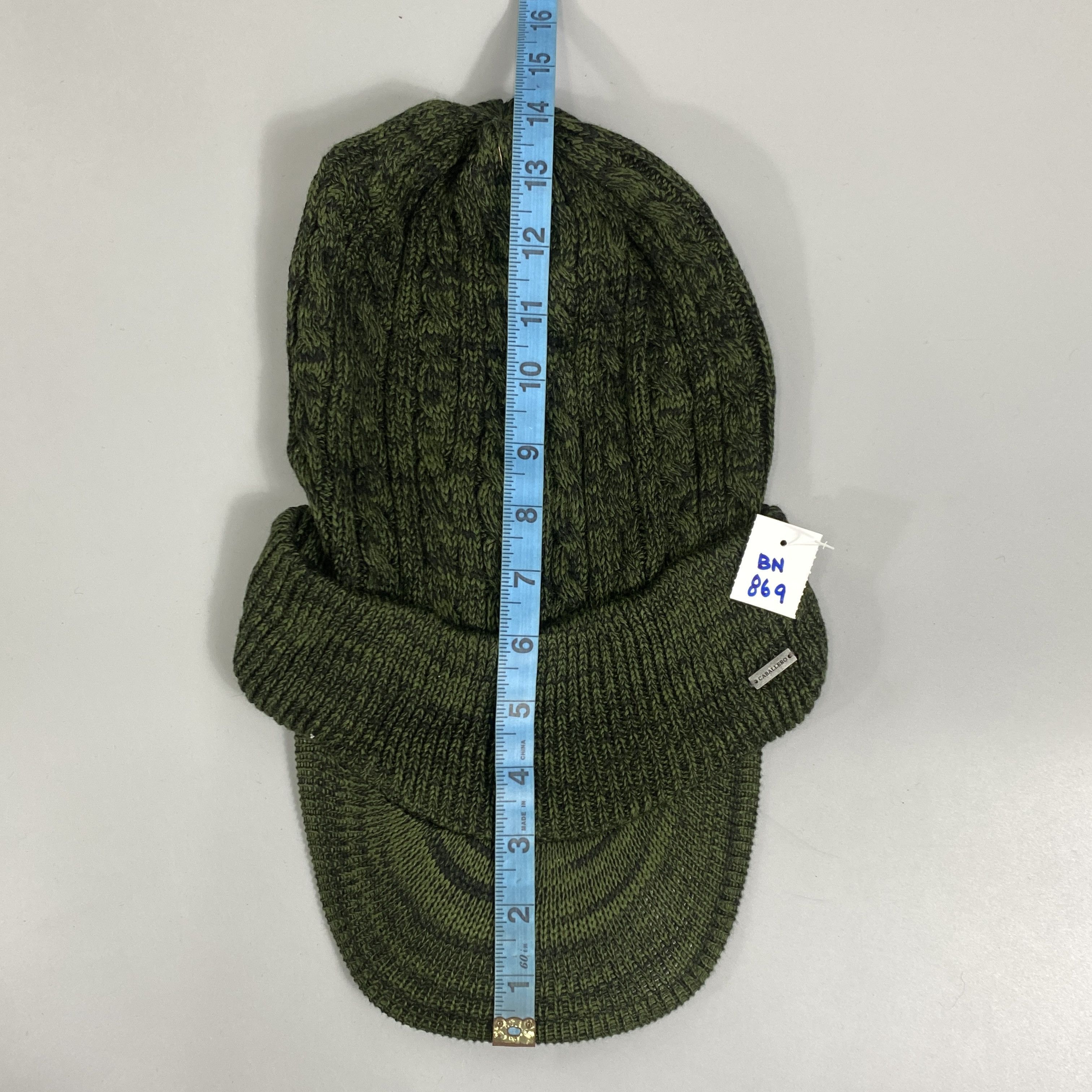 Japanese Brand Army Green Slouchy Beanie Cap Hat -BN869 Size ONE SIZE - 5 Thumbnail