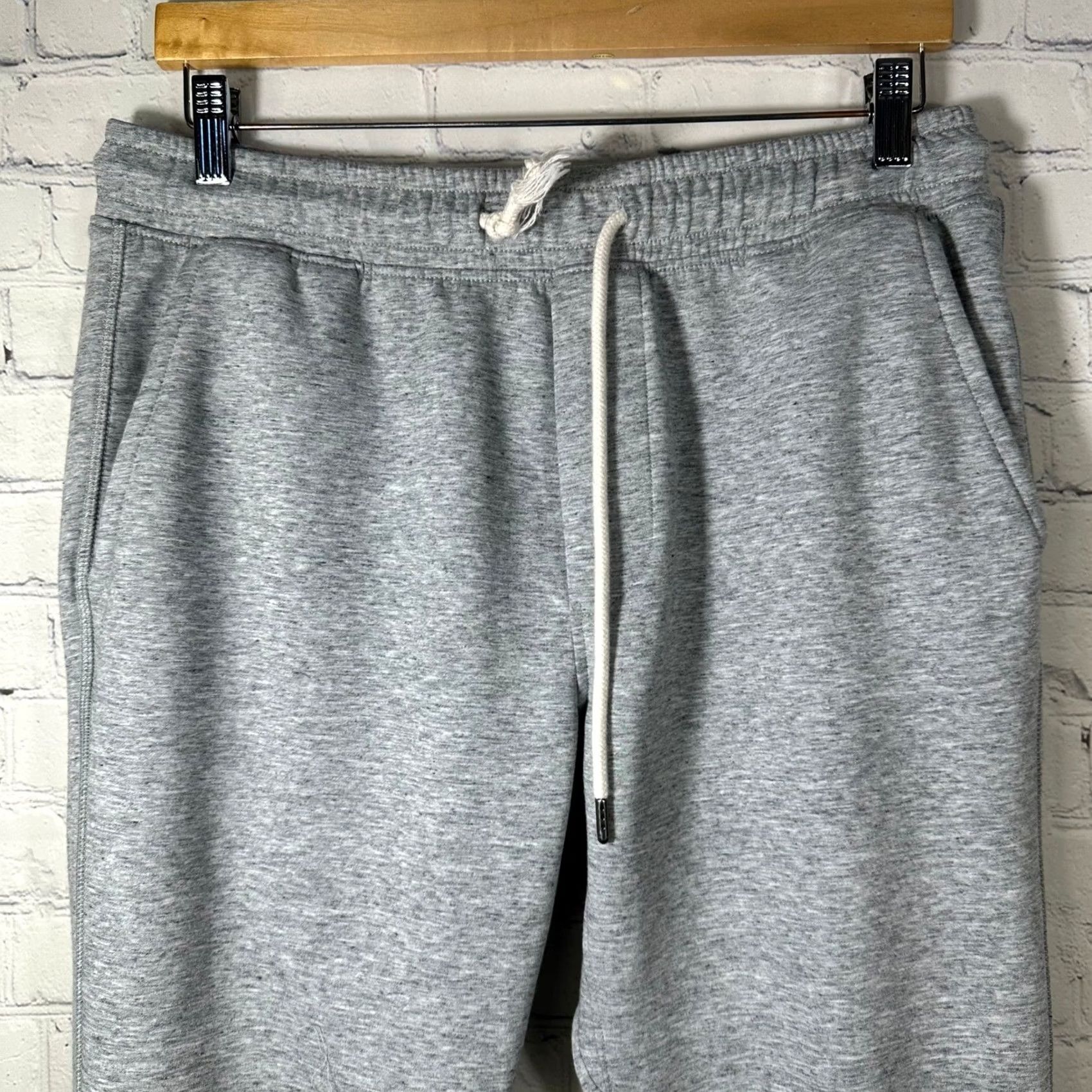 American Eagle Outfitters American Eagle Mens Heather Gray Fleece Jogger Pants Size Medium Drawstring AE Size US 31 - 2 Thumbnail