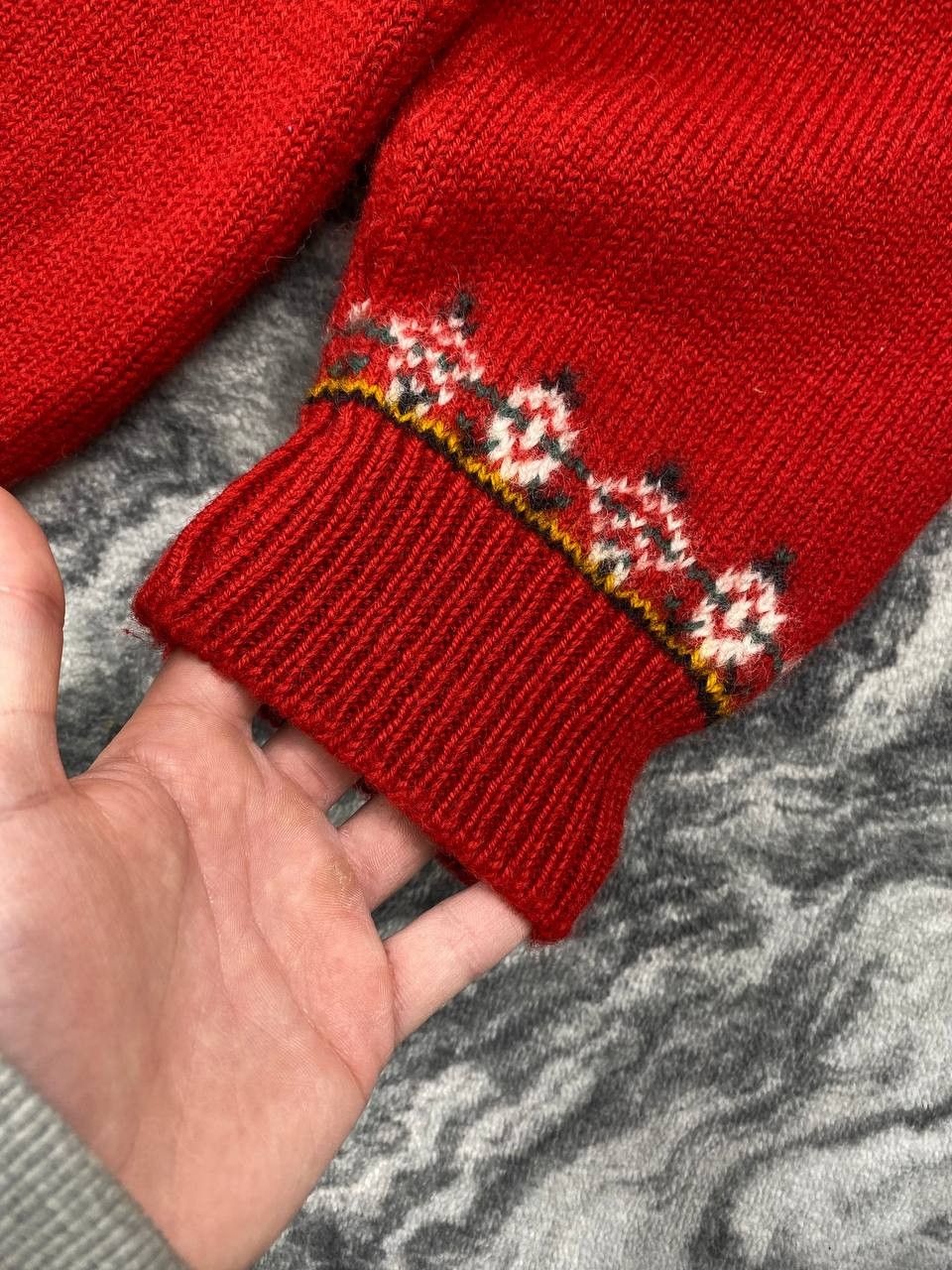 Dale Of Norway Dale Of Norway Knit Wool Swearer 1/4 Zip Big Logo Men Size US L / EU 52-54 / 3 - 6 Thumbnail