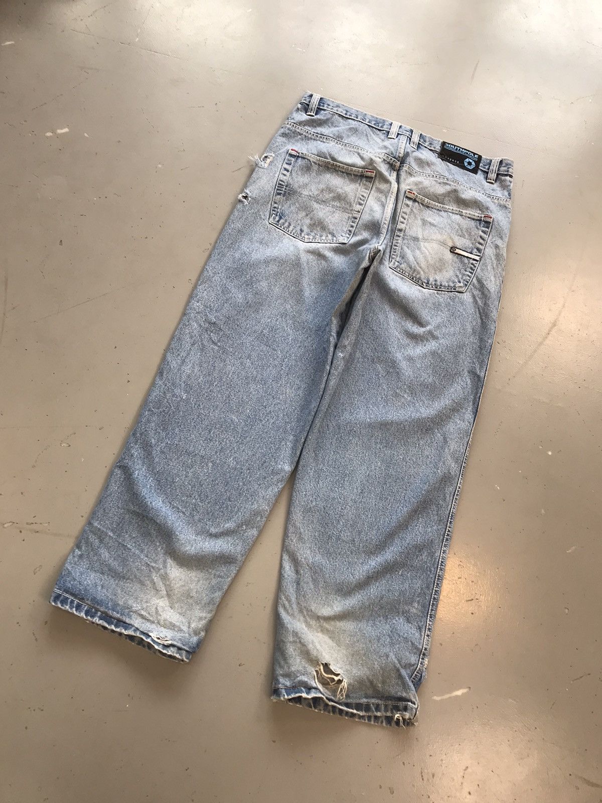 Southpole × Vintage Vintage Southpole white tab baggy fit denim Size US 38 / EU 54 - 8 Thumbnail