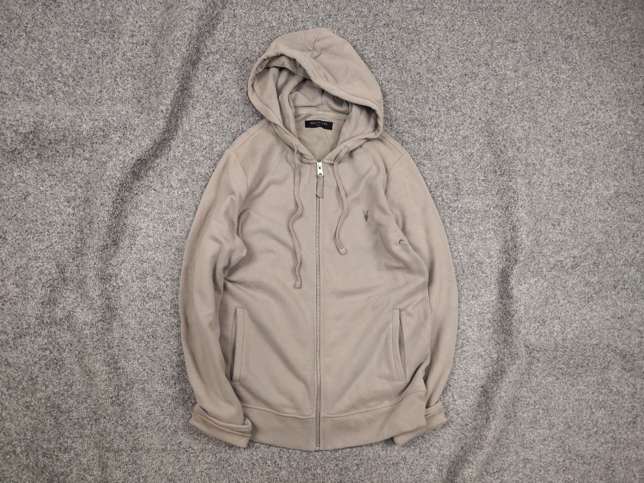 Allsaints Allsaints design Raven Cotton Zip Casual Hoodie Vintage Size US S / EU 44-46 / 1 - 1 Thumbnail