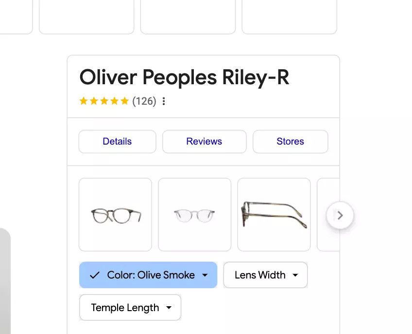 Oliver Peoples Oive Smoke ~ 45mm ~ OLIVER PEOPLES RILEY-R Optical OV5004 Size ONE SIZE - 6 Thumbnail