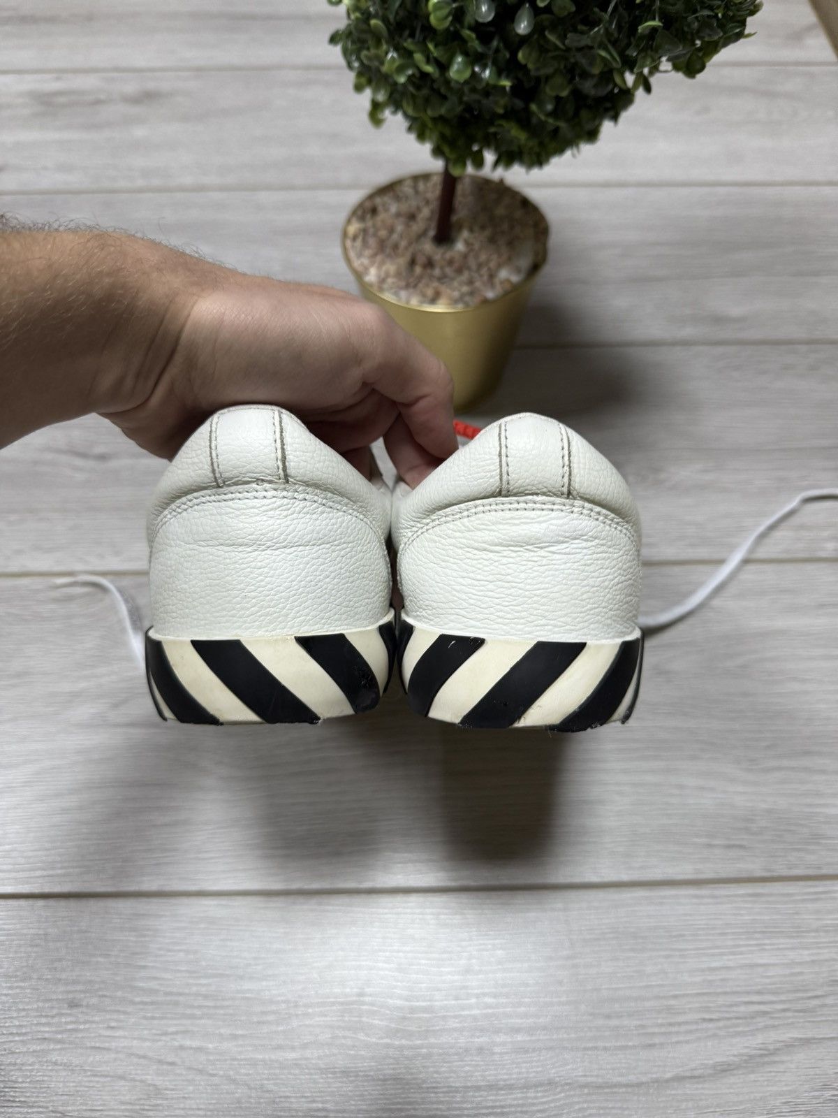 Off-White Off-White leather vulcanized arrows tape sneakers Size US 8.5 / EU 41-42 - 4 Thumbnail