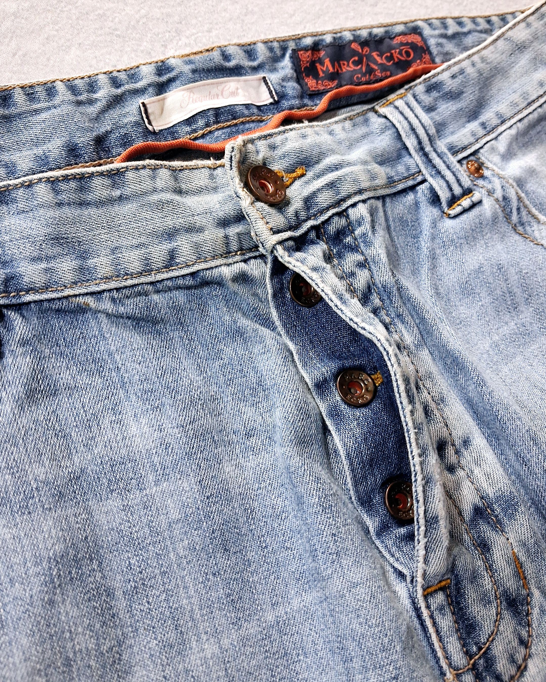 Marc Ecko MARC ECKO REGULER DENIM JEANS Size US 36 / EU 52 - 3 Thumbnail
