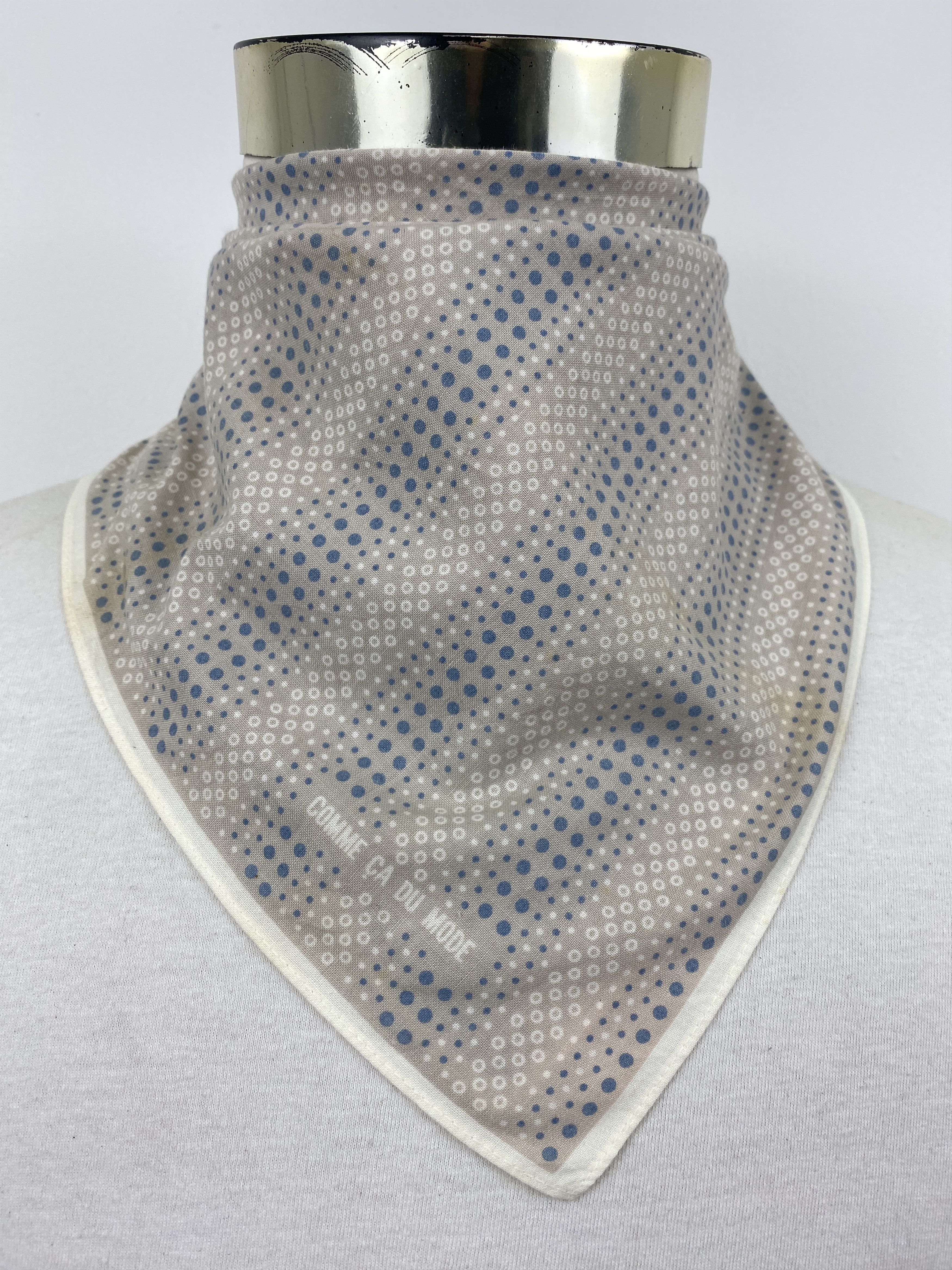 Japanese Brand Comme Ca Du Handkerchief / Bandana / Neckerchief Size ONE SIZE - 2 Thumbnail