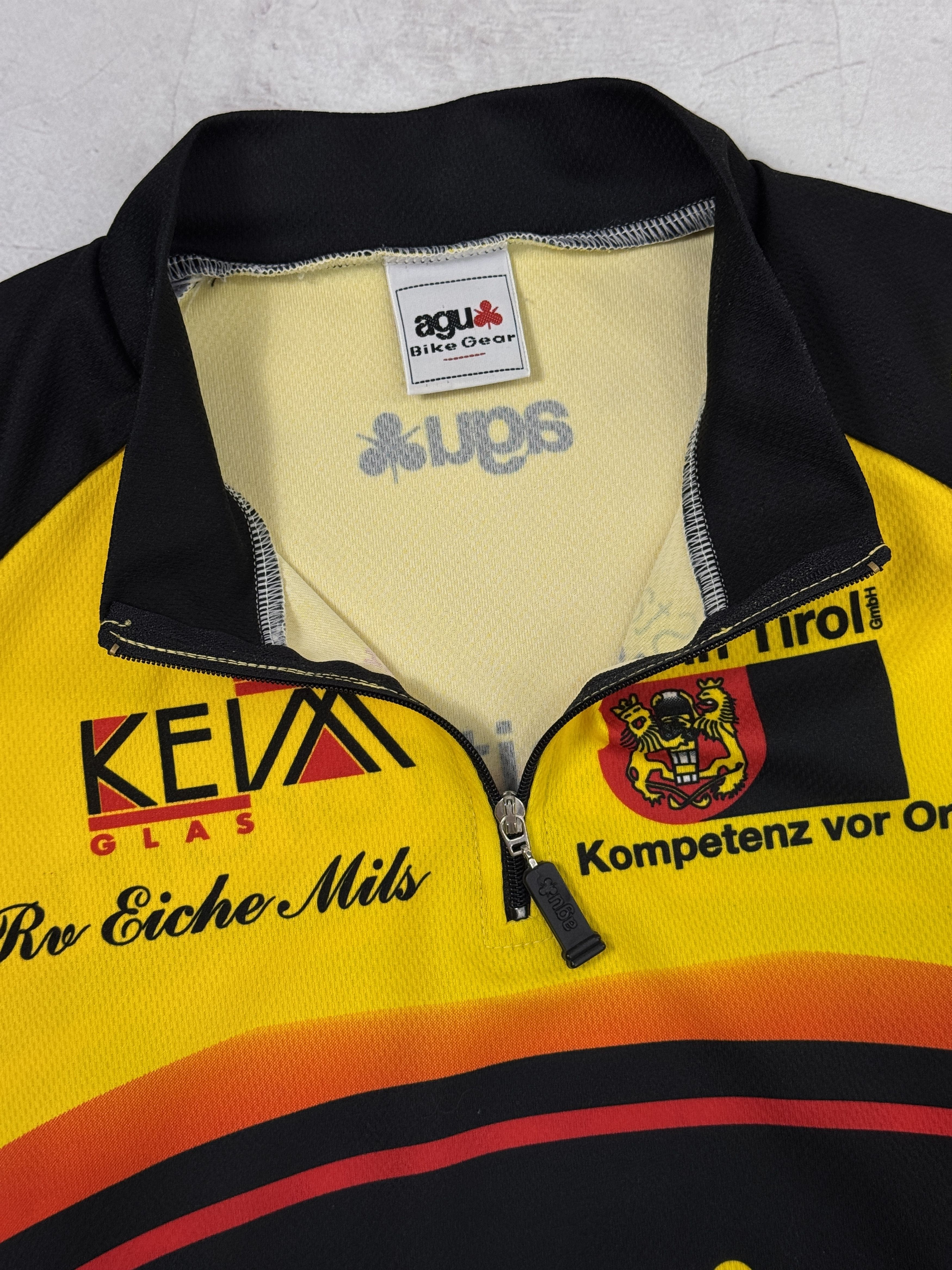 Sports Specialties Vintage Agu Wilier Triestina Raiffeisen Posch Cycling Jersey Size US M / EU 48-50 / 2 - 9 Thumbnail