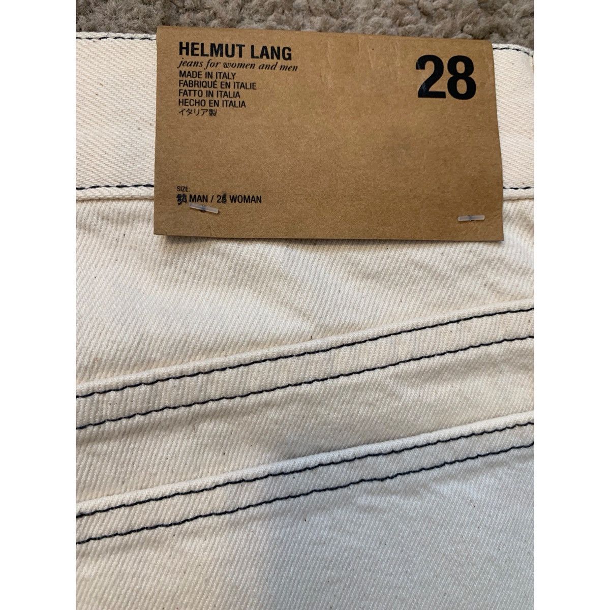Helmut Lang HELMUT LANG MASC LO DRAINPIPE JEANS Size US 29 - 13 Thumbnail