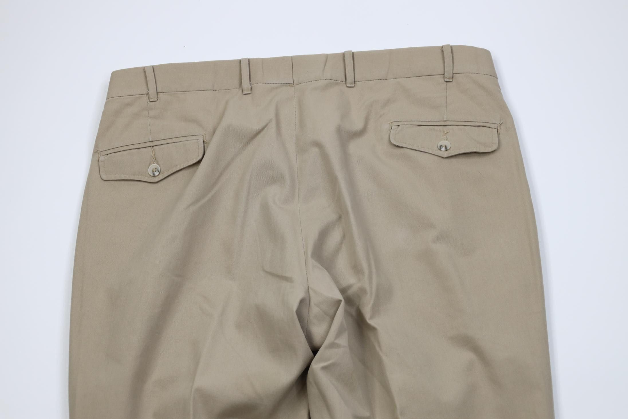 Orvis Vintage 70s Orvis Flared Wide Leg Chino Pants Beige USA Size US 38 / EU 54 - 14 Thumbnail