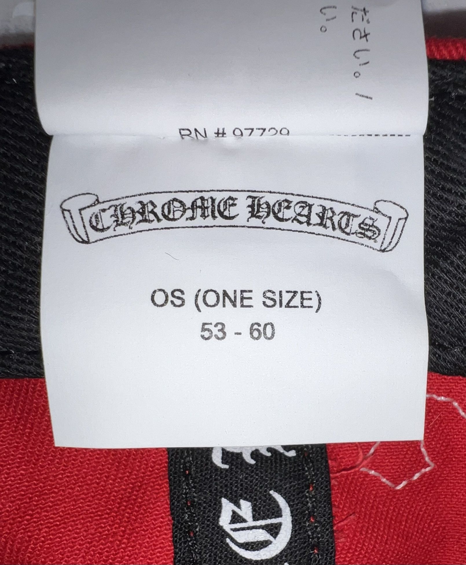 Chrome Hearts Chrome Hearts Cross Patch Baseball Hat (Red) Size ONE SIZE - 5 Thumbnail