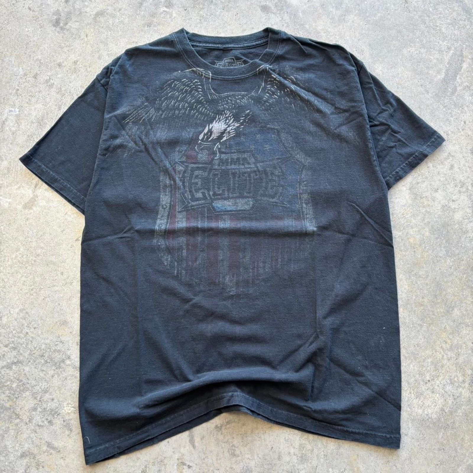 Affliction × Tapout × Vintage Y2K MMA Elite Affliction style tapout T-shirt Size US L / EU 52-54 / 3 - 1 Thumbnail
