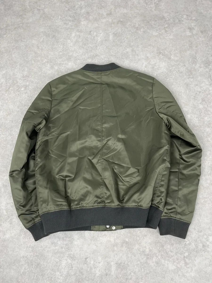 A.P.C. A.P.C. Dark Satin Green Bomber Jacket Size US M / EU 48-50 / 2 - 7 Thumbnail