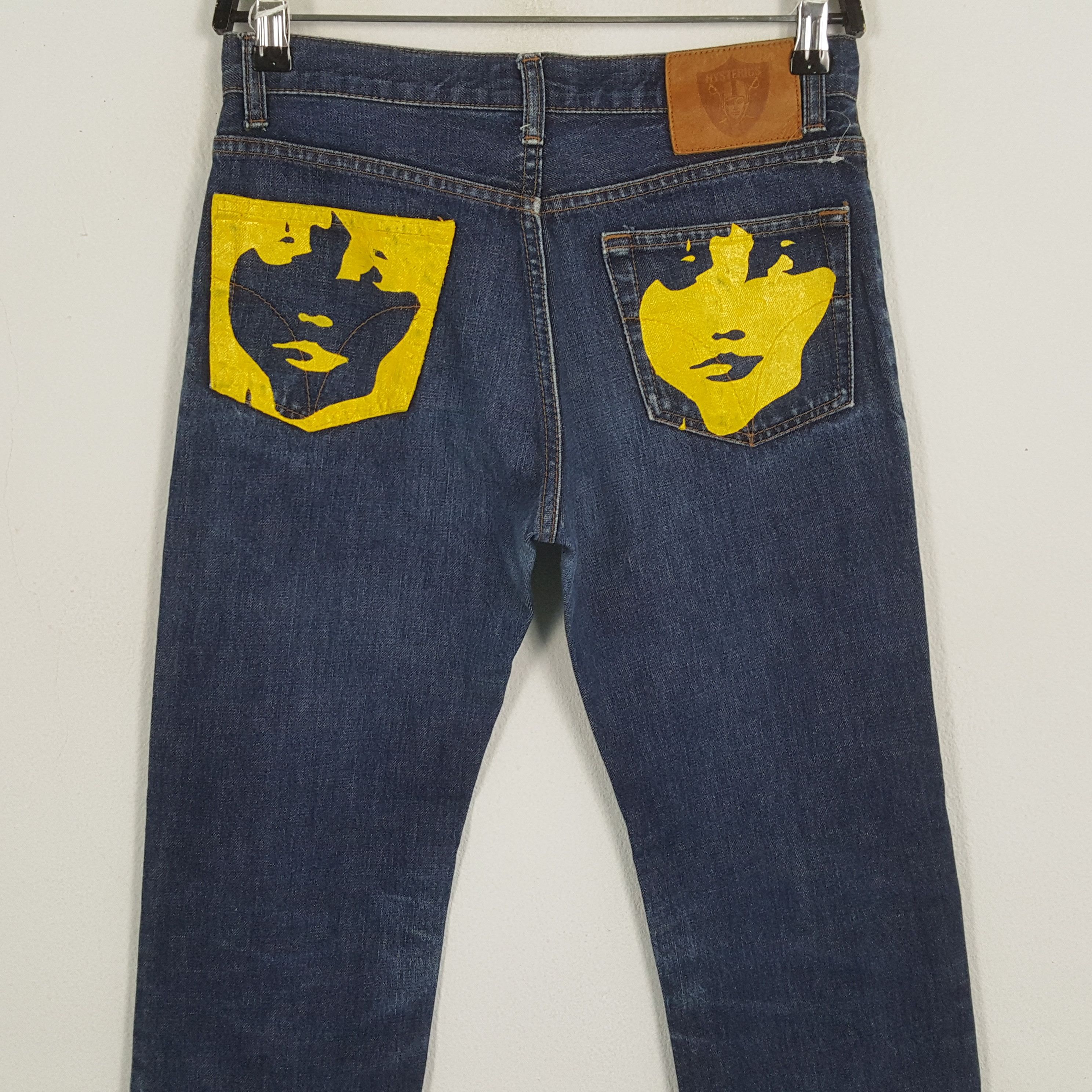 Hysteric Glamour HYSTERIC GLAMOUR Japanese Brand Streetwear Custom Art Jeans Size US 27 - 2 Thumbnail