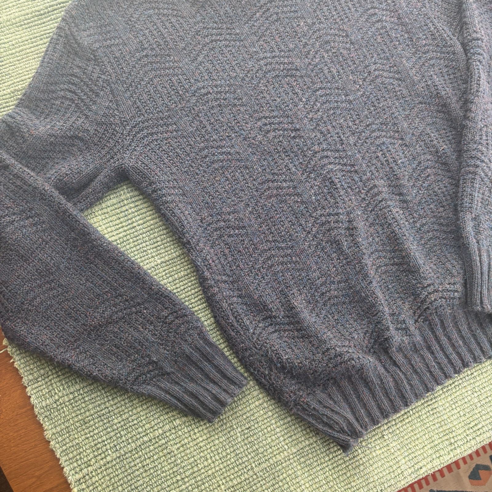 Vintage Vintage mens gray knit boston athletic club grandpa sweater Size US M / EU 48-50 / 2 - 4 Thumbnail
