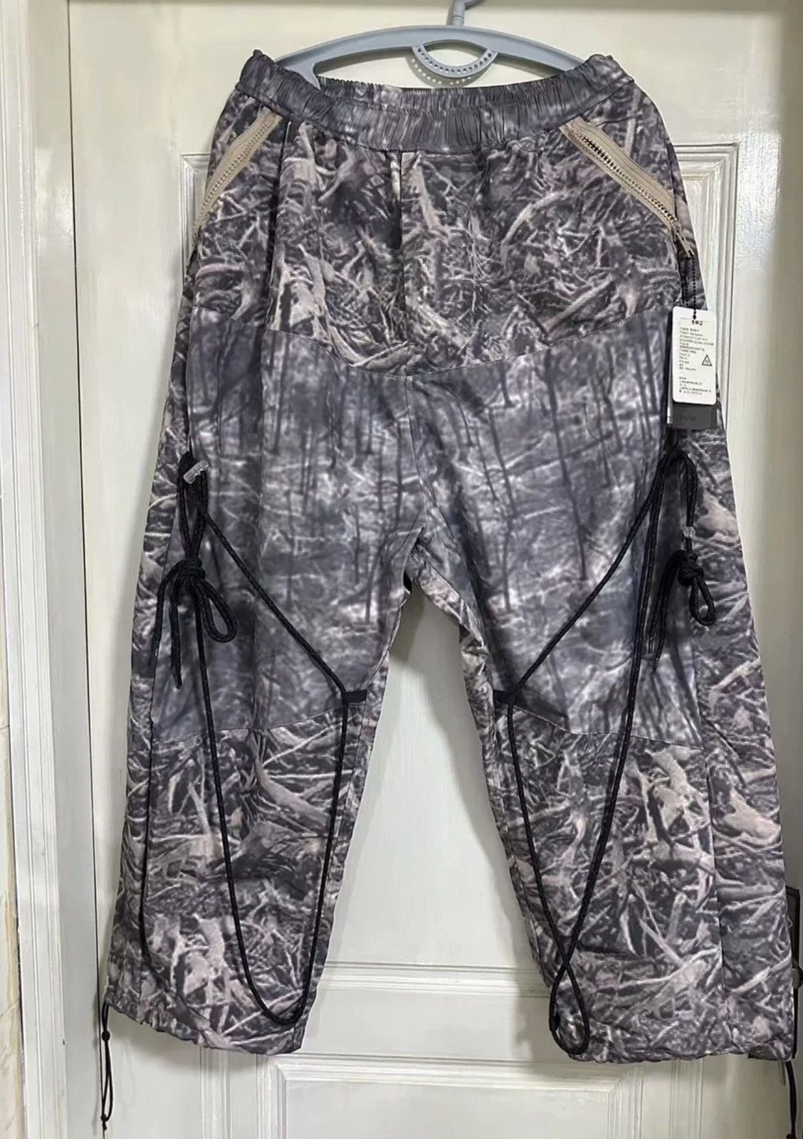 image of Julius /nilos Fan Cc Upper Body Camouflage Pants in Purple, Men's (Size 34)