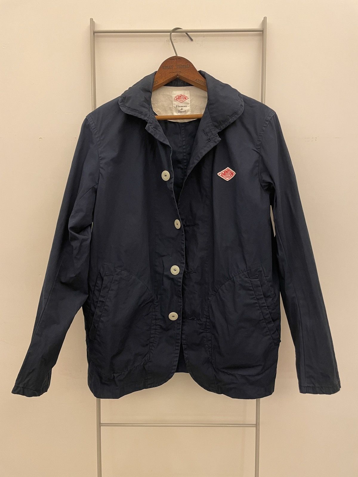 image of Danton French Jacket in Navy, Men's (Size Medium)