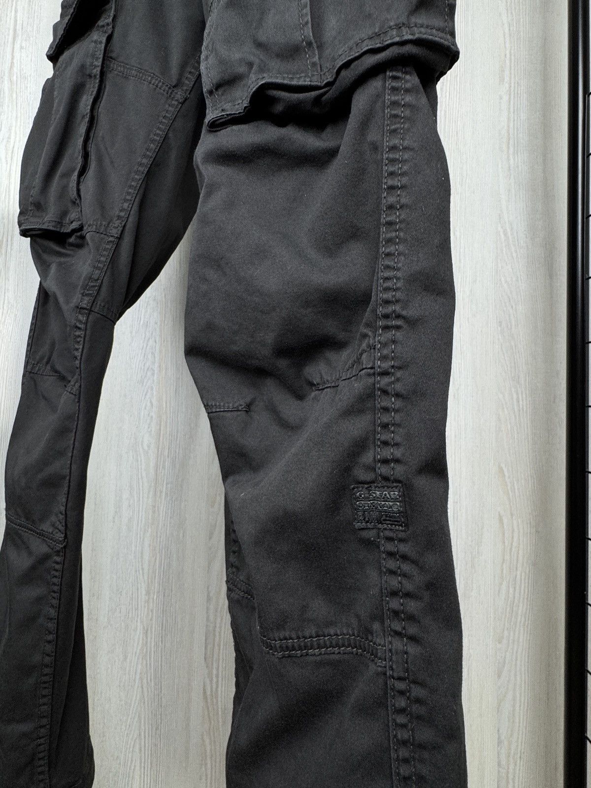 G-Star G-Star Raw Rovic Zip 3D Straight Tapered Grey Cargo pants Size US 33 - 5 Thumbnail